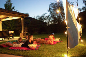 outdoor movie night